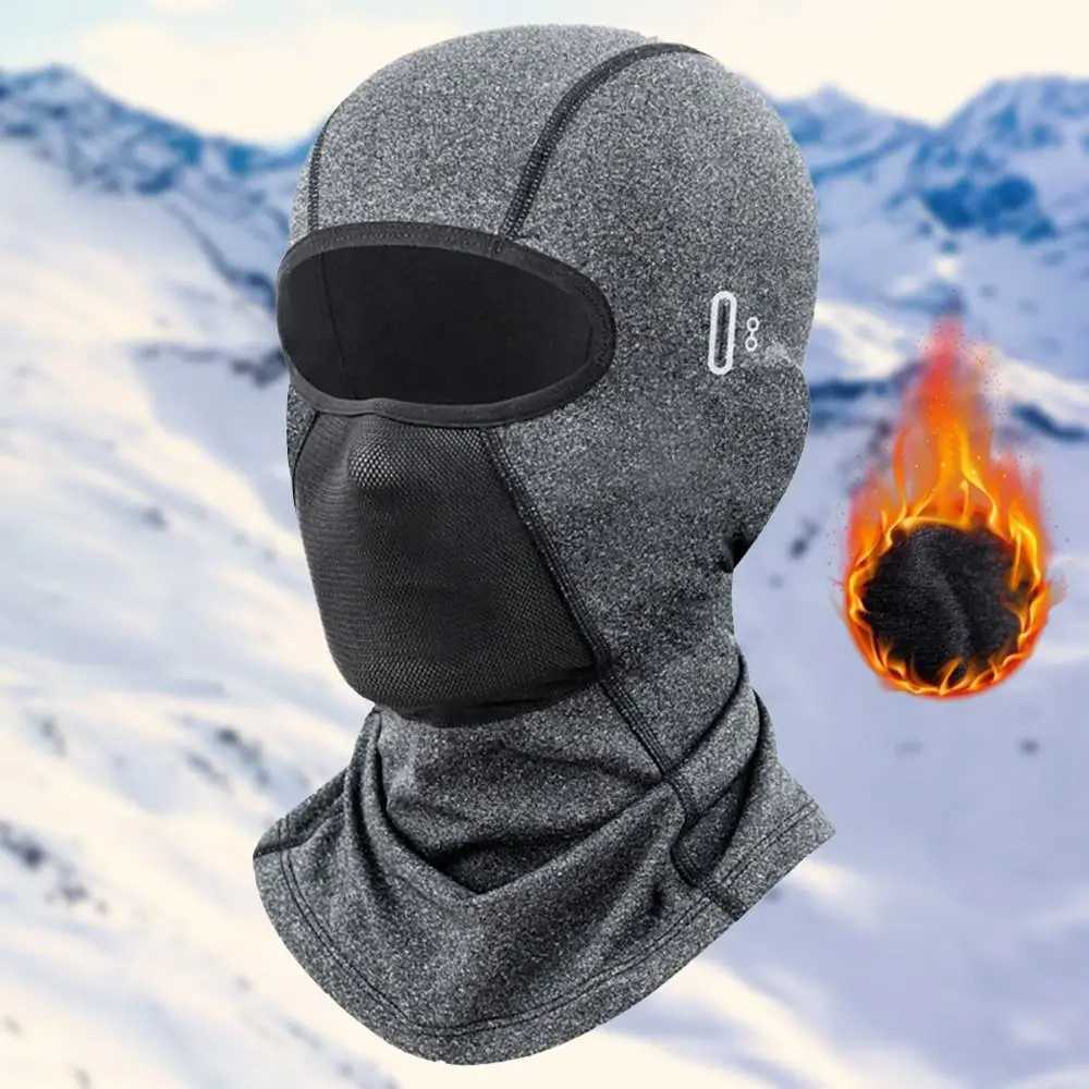 Thermal Balaclava Ski Mask Windproof Fleece Face Cover for Cold Weather Motorcycle Riding Skiing Snowboarding Outdoor Work Z250926