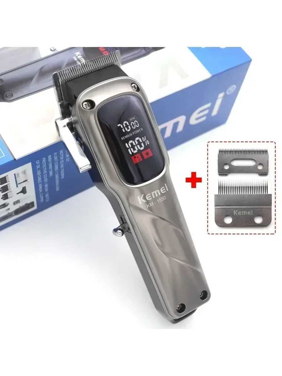 Kemei Hair Clippers New Design Trimmer Rechargeable Professional Electric Hair Clippers Trimmer for Commercial Clippers R250926
