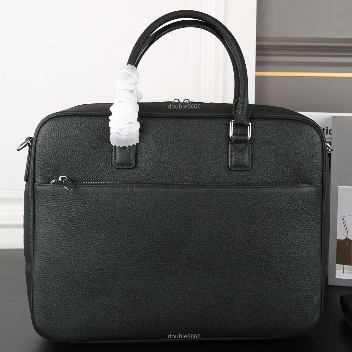 7A Quality designer cowhide men business briefcase Luxury computer bag Fashion high end Classic versatile crossbody bag Messenger bag Laptop bag