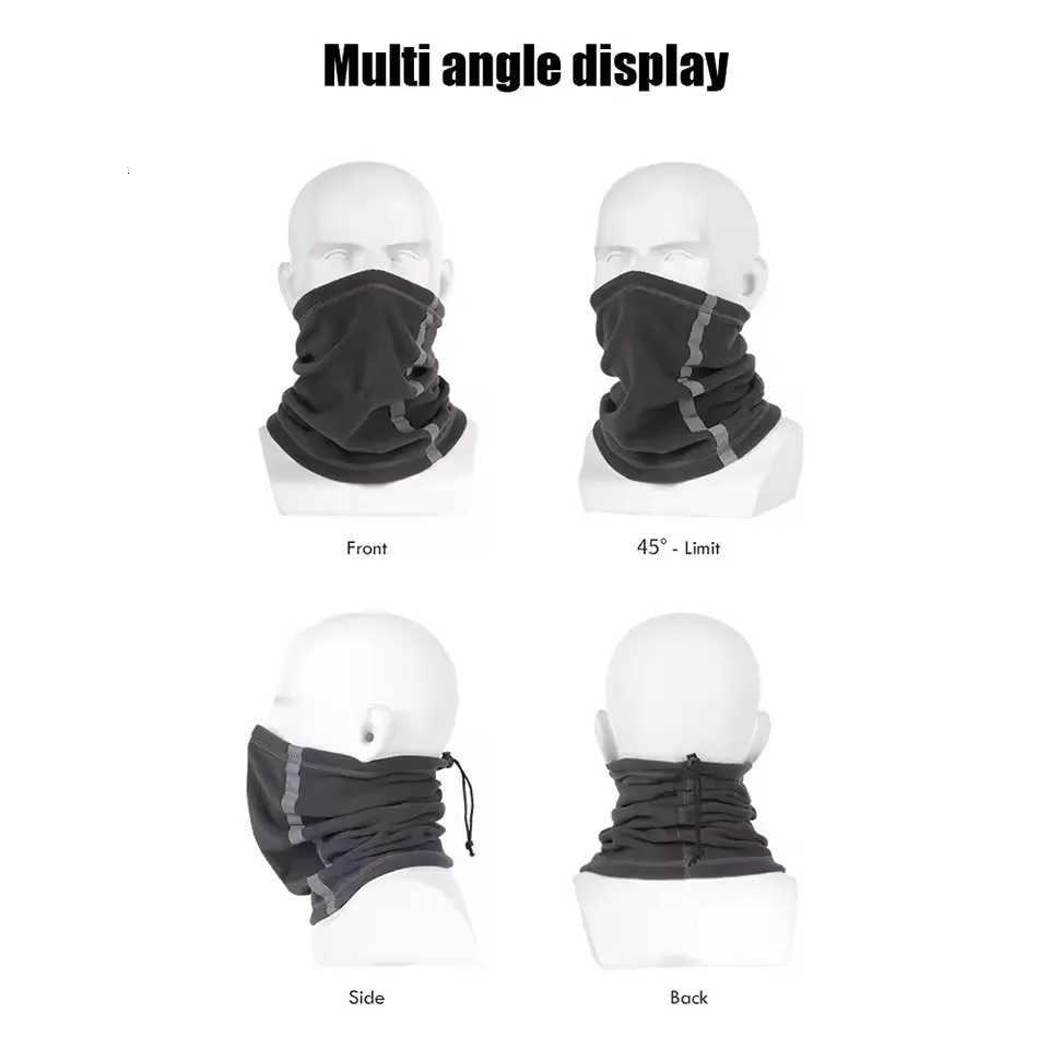 KoKossi Winter Warm Scarves Fleece Neck Cover Mask Reflective Skiing Neck Scarves Half Face Mask Scarf Riding Motorcycle Z250926