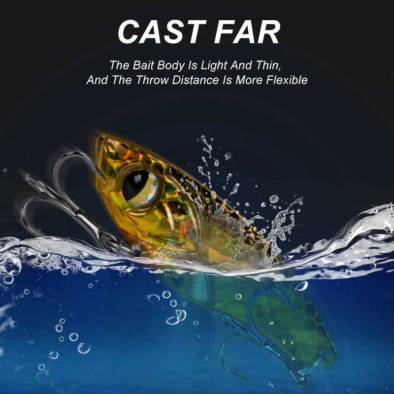 TEASER J103 5g 7g 10g 14g Micro Metal VIB Spoon Fishing Lure Sinking Artificial Hard Small Fishing Vibration Bait With Hooks W250926