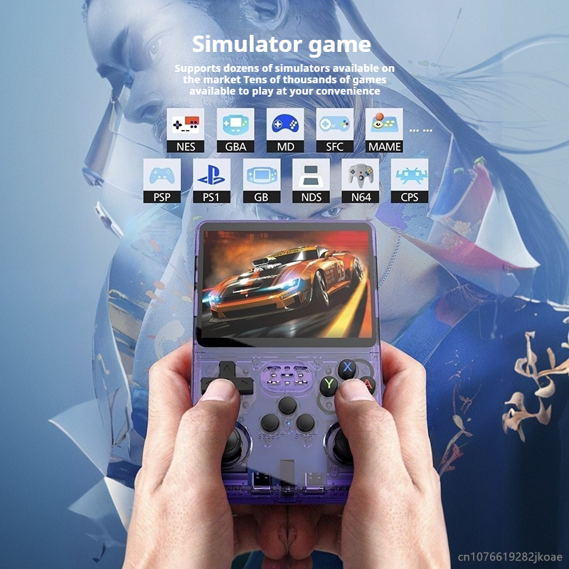 R36S Portable Palm Game Players HD Screen 3.5 -inch Handheld Game Console 3D Dual Joystick for MD SFC NES GB MD PS1 Simulators PK Gaming