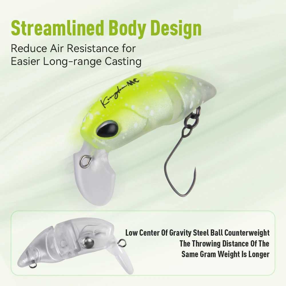 Kingdom Micro Expert Fishing Lure 23g 37mm Jointed Floating Minnow Artificial Hard Bait Swimbait Topwater Crankbait Trout lure W250926