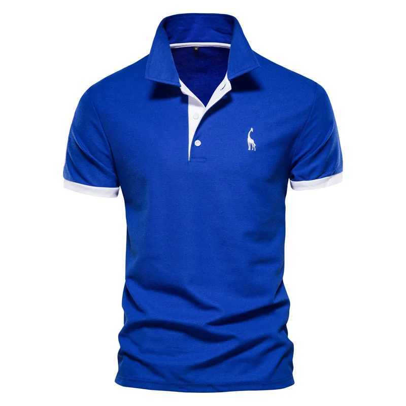 High-Quality luxcury Mens Streetwear Polo T-Shirt Easy-Care Material & Breathing Design Perfect For Work Outfits