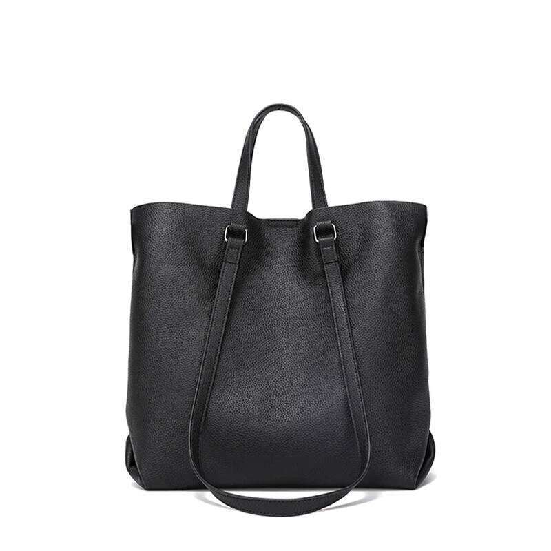 Woman Cowhide Genuine Leather Shoulder Bag Women Casual Large Capacity Totes Handbag Ladies Office Work Strap Crossbody Bags New MDNG2509