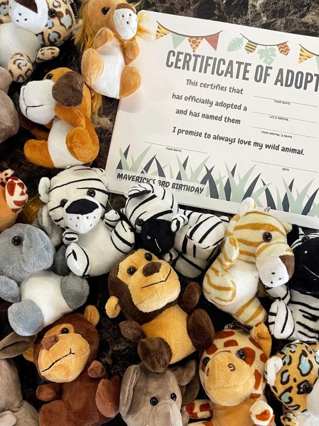 1236 PCS Small Safari Stuffed Animals Bulk 12cm Jungle Animal Mini Plush Toys for Party Favors Birthday Baby Shower Gift Bags Y250925