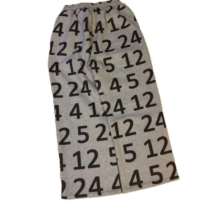 2025 New Loose Fit Large Size 412X524 Letter Print Sweatpants