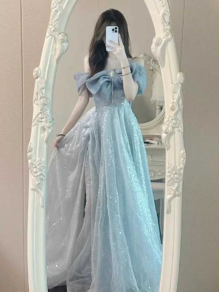 15 quinceanera dresses One shoulder evening gown with a light luxury niche highend adult gift fluffy dress and formal attire Z250926