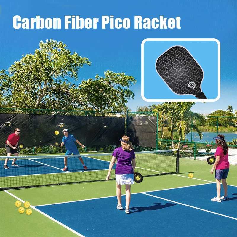 1 Set High Performance Pickleball Rackets Made Of Fiberglass And PP Honeycomb For Durability And Speed Outdoor Games Gear J250926