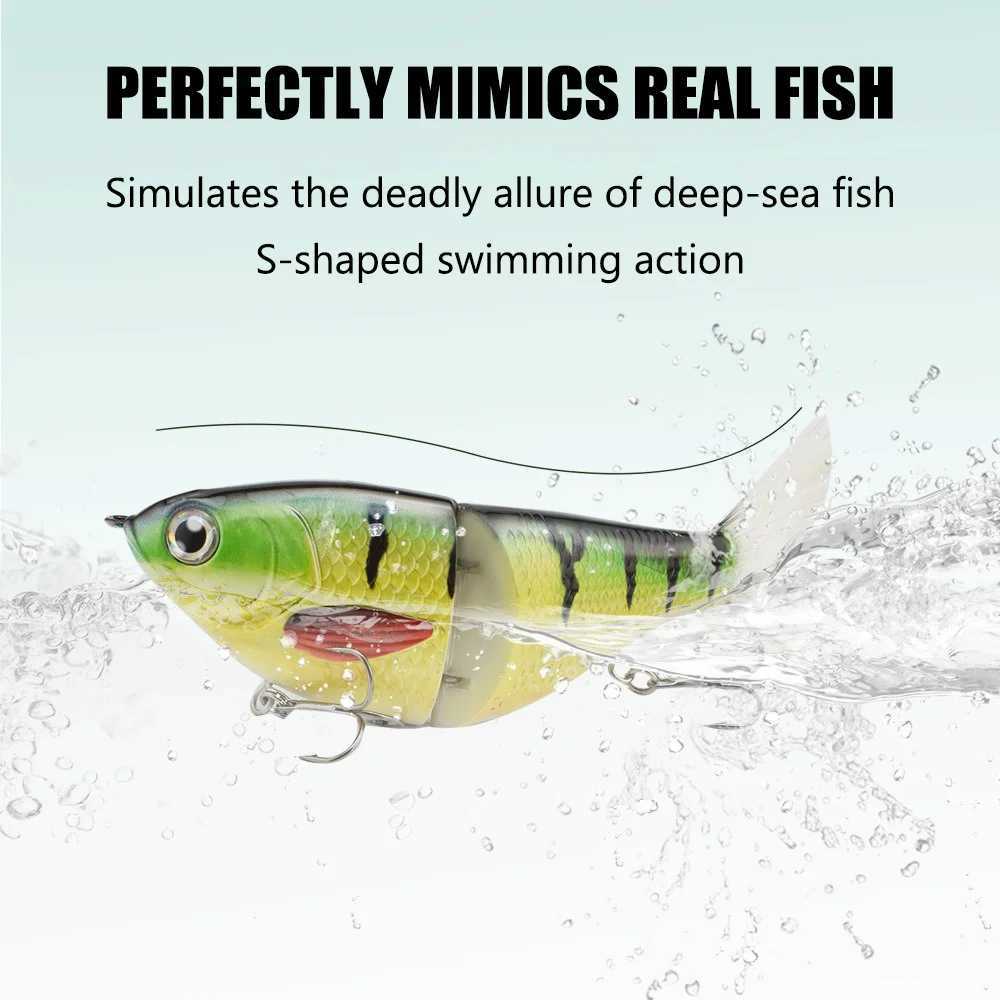 Sinking Swimbait 175mm 70g Multi Jointed Bait Glider Trolling Artificial Hard Bait Pike Lure Bass Fishing Tack W250926
