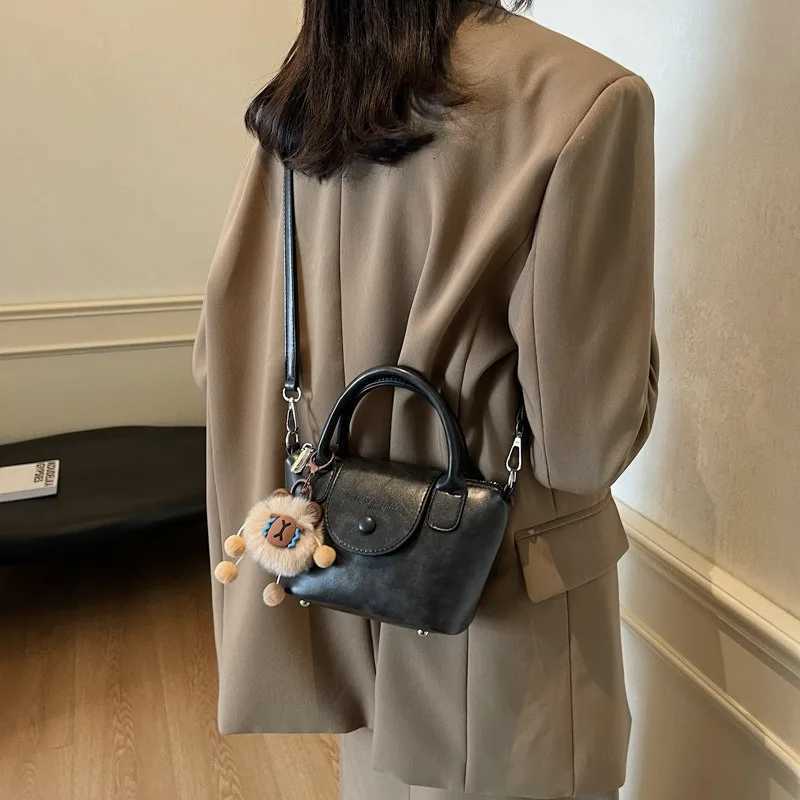 Popular explosions bag female retro 2024 autumn and winter new bag cover leisure messenger bag Korean portable bucket bagW250926