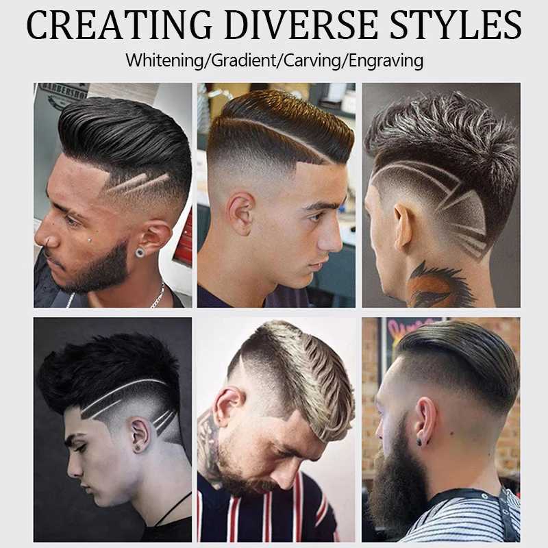 Kemei KMPG1071 Electric Hair Clipper UBS Rechargeable Cordless Beard Trimmer Men Powerful Electric Hair Clipper Trimming Tool R250926