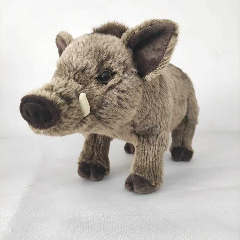 Vicious African Pig Plush Toy Frightening Wild Boar Stuffed Animal Dolls Ideal Birthday Gifts For Boys Decoration C250925