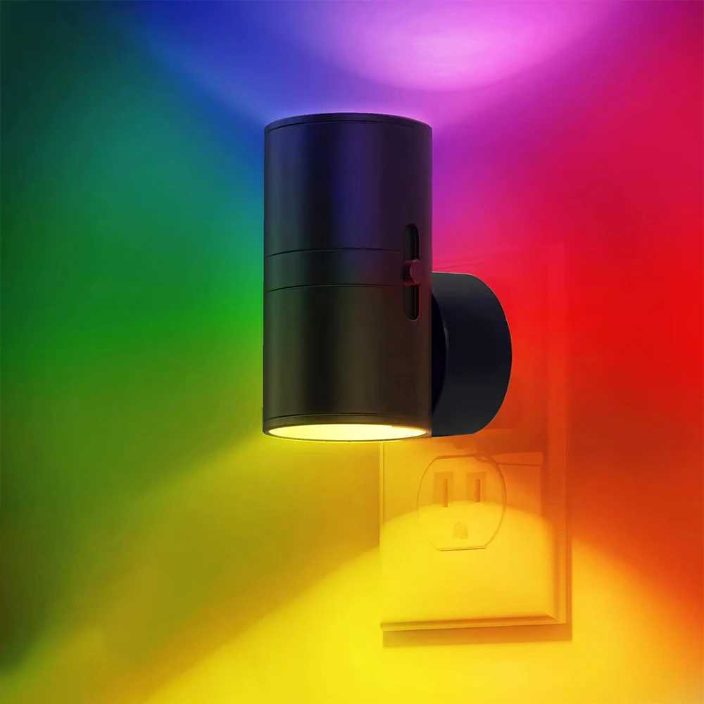 LED Night Lights Plug Into Wall Plug in Night Light with 3 Light Modes Dusk to Dawn Dimmable Night Light for Hallway Bathroom C250925