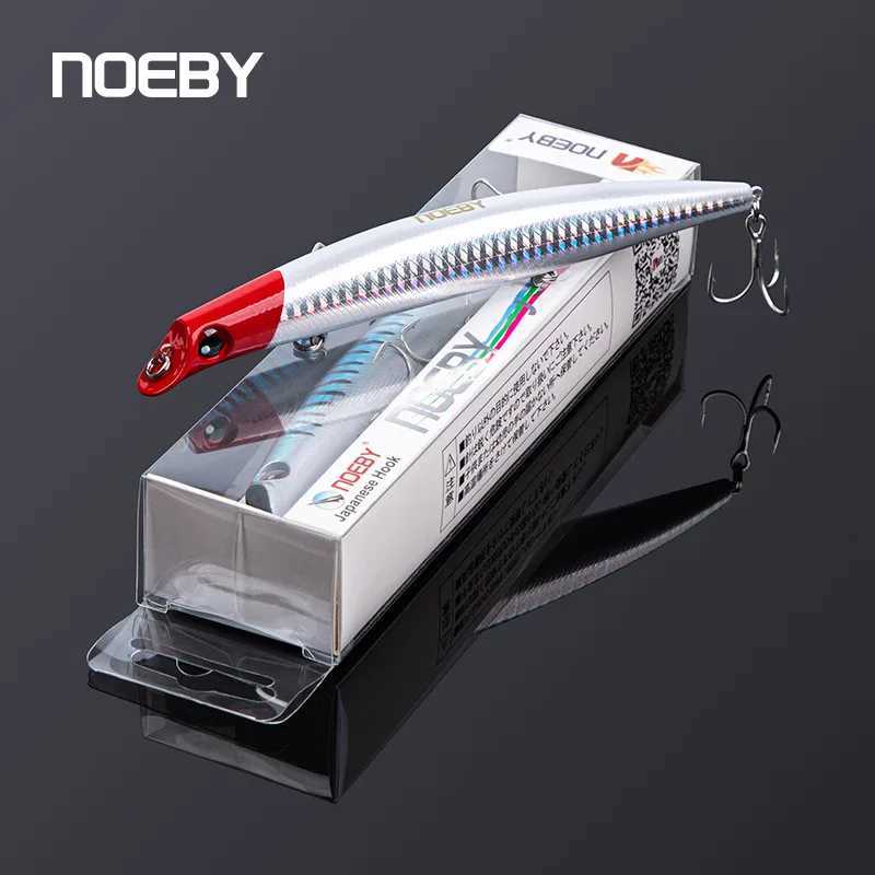 NOEBY Sasuke Minnow 12cm 16g 15cm 24g Floating Lipss Wobbrs Artificial Hard Bait for Bass Pike Fishing Lure W250926