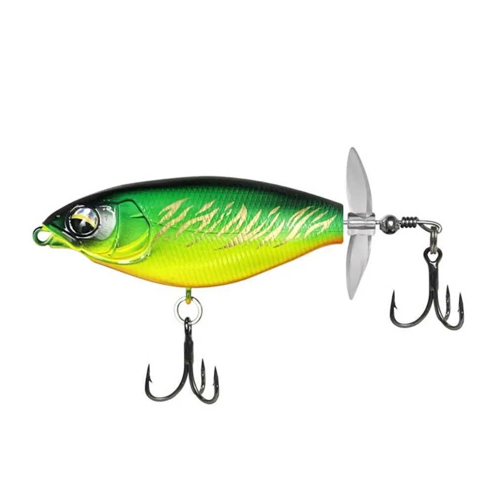 7cm6g 9cm11g pelr War Lure Surface Bait Bass Fake Bait Hardbait Rotating Tail Topwater Fishing Lure Floating W250926