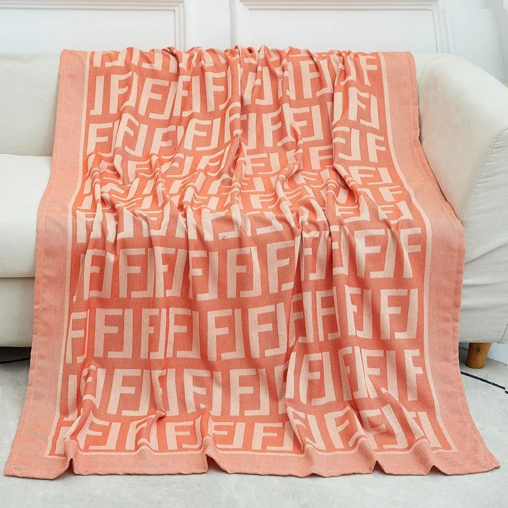Woven Blankets Soft Cozy Lightweight Throw Blanket for Couch Bed Chairs Camping Airplane Travel