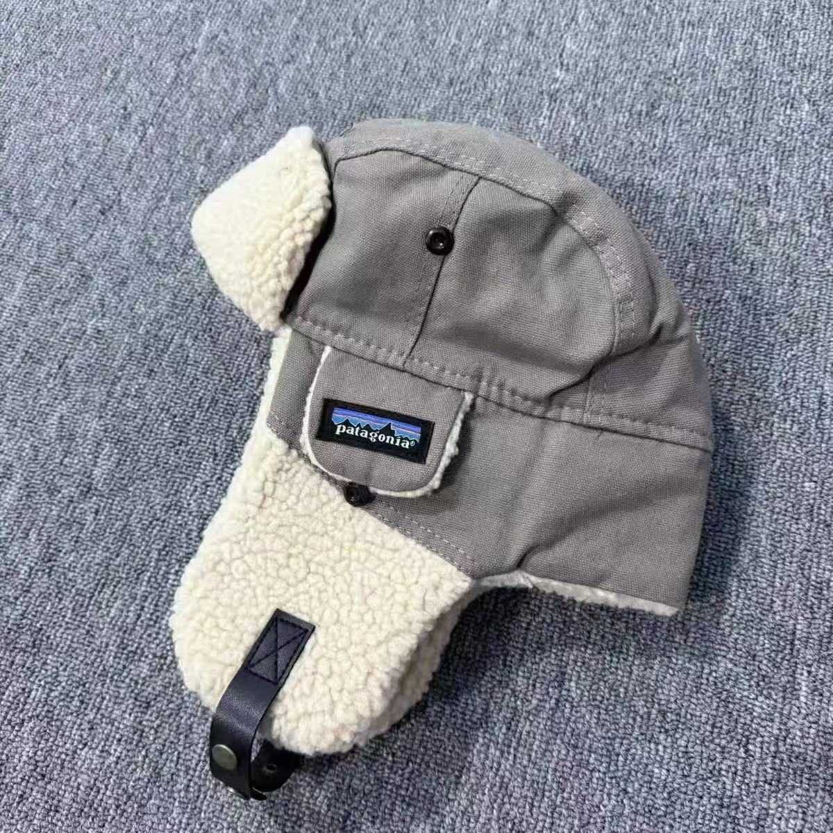 Canvas Cotton Hat for Men and Women Winter Patchwork Lamb Wool Coldproof Warm Protection Fleecelined Hat Pilot Hat H250925