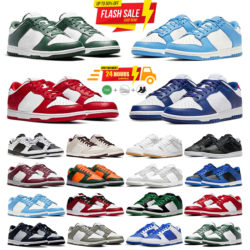 2026 Chaussures de créateurs hommes Femmes One Casual Shoes Skate Sneakers Low Skeleton White Gum Mocha Gery University Blue Prime Pine Pine Gree