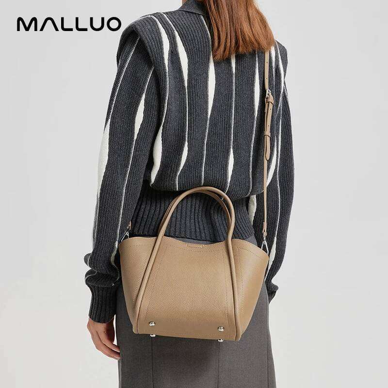 Female Natural Cowhide Casual Crossbody Bag Women's Cow Leather Durable Shoulder Bags Ladies Fashion Trend Handbags For Lady New Suotong2509