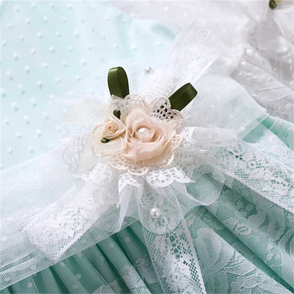 New Girls Flower Girl Dress Light Green Fairy EID Dress For Girl Flare Sleeve Ceremony CHIldren Clothing Online Z250926