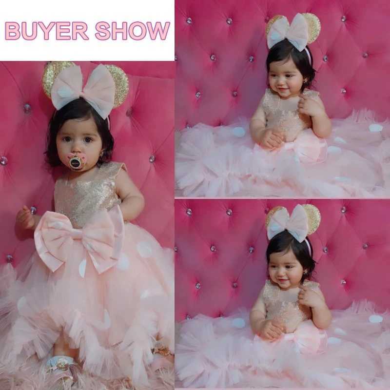 16 year old Girls dress party fluffy mesh Tutu Dress dot princess dress childrens skirt dress wedding party dinner dress Z250926
