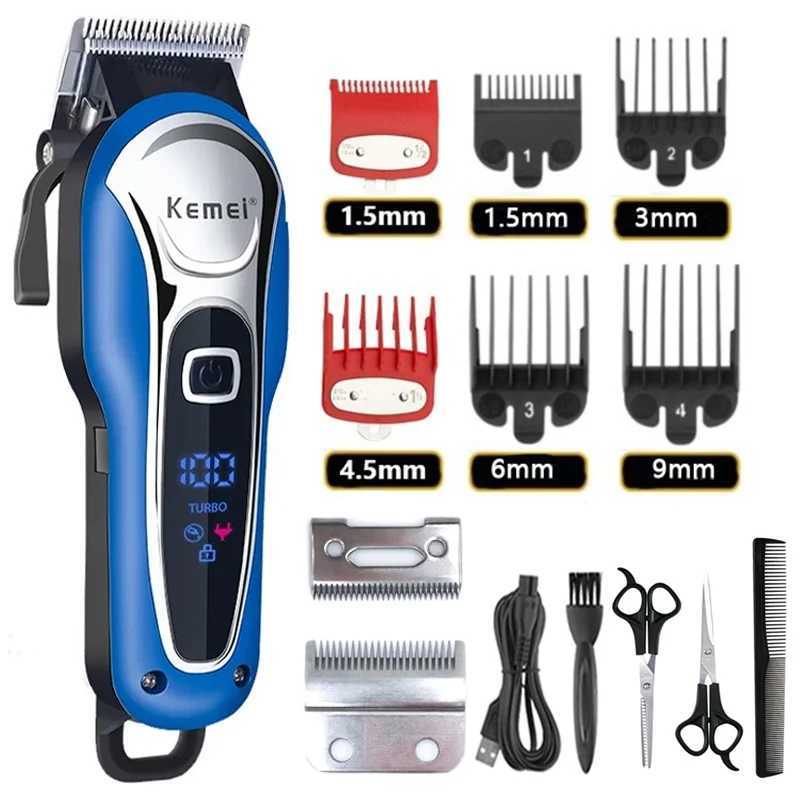 Kemei Hair Clipper Trimmer for Men Trimmer Professional Hair Clipper Electric Razor Rechargeable Hair Cutting Machine R250926