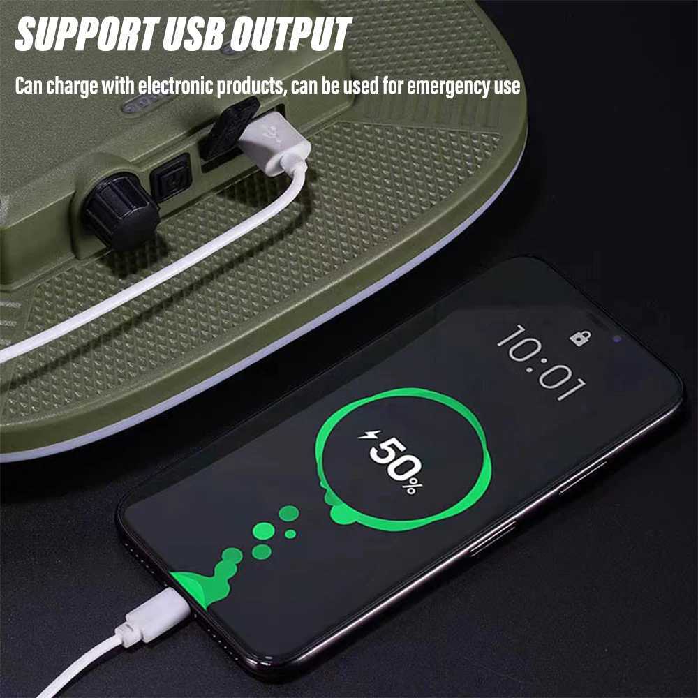 Super bright LED portable light Rechargeable multifunctional Camping light Outdoor searchlight With USB output Strong magnetic C250925