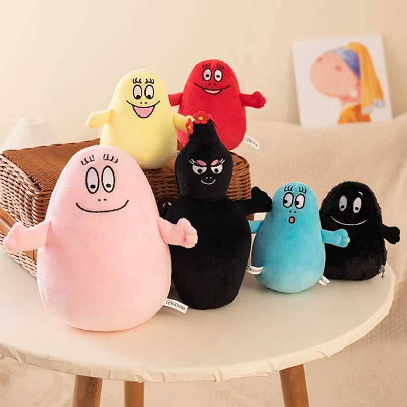 9pc Cartoon Barbapapa Plush Toys Soft Stuffed Dolls For Baby Kids Comfort Gift Toys Home Decor Girls Children Birthday Gifts Y250925