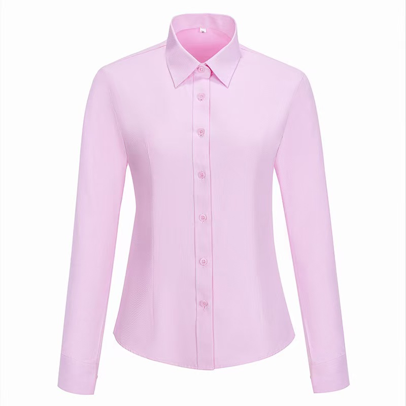 K2253 High-end pure cotton non-iron shirt women's long-sleeved shirt formal wear