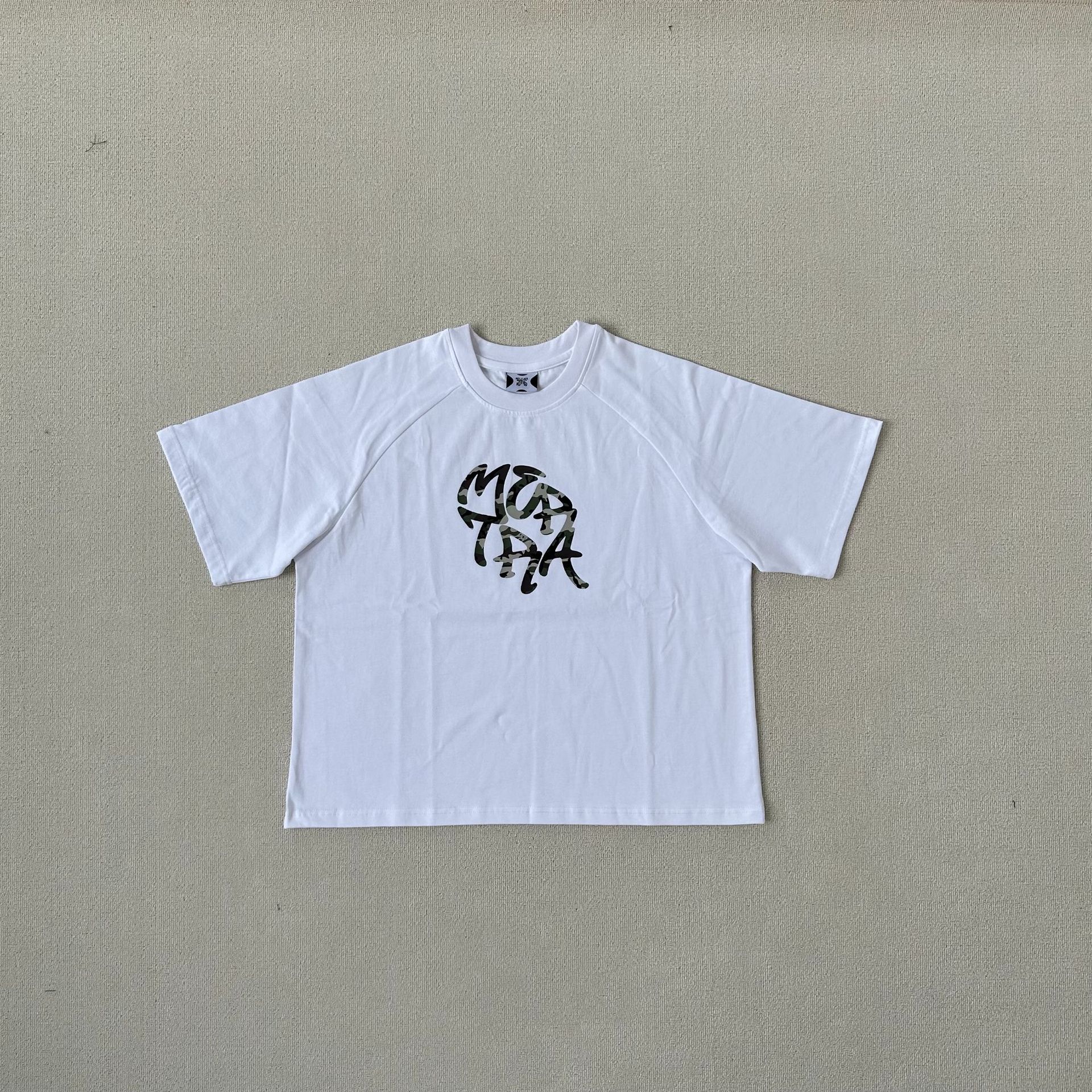 Men's T-shirts Mertra Luxurious Design Hip-hop Niche Bestsellers Printed Black White And Gray Camouflage Comfortable Cotton Round-neck For Both M