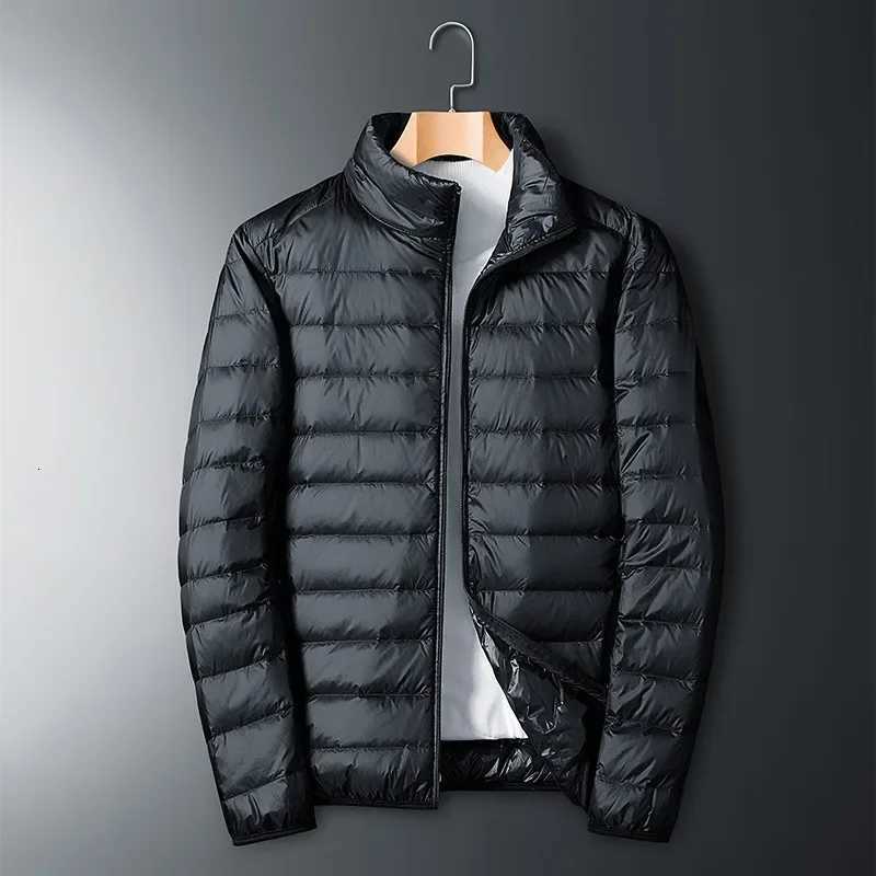 New Autumn And Winter Down Jacket Mens Fashion Hooded Super Light Warm Slim Coat Down Jacket Mens Coat W250926