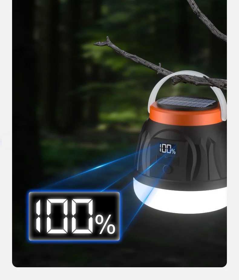 Solar powered outdoor lights camping lights household power outage emergency lights street vendors night markets and super C250925