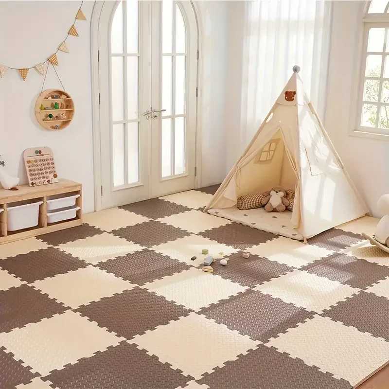 Baby Protection Floor Childrens Foam Puzzle Game Mat EVA Non Slip Living Room Mat Childrens Play Mat Home Decoration 16pcs C250926