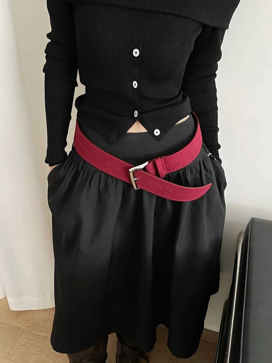 Fashionable Versatile Belt For Women Vintage Style With Skirt And Jeans Waist Cincher For Spring 2025 New Leather Belt L250926