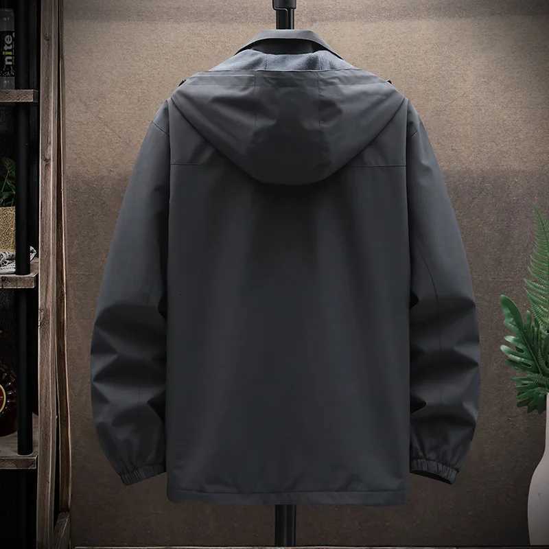 Mens Windbreaker Waterproof Jacket Coat Men Spring Autumn Travel Jacket Male Fashion Outdoor Outerwear Plus Size 6XL 7XL W250926