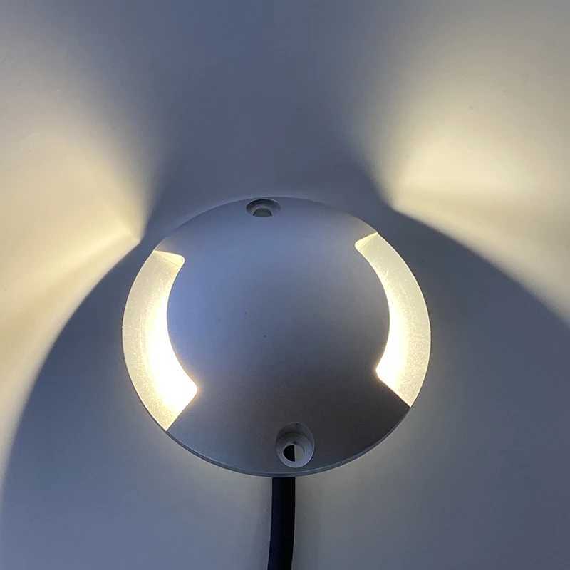 DC12V 1W UltraThin Led Outdoor Waterproof Garden Terrace Lawn Lamp IP67 Step Stair Deck Ground Spot Surface Mounted Spotlight C250925