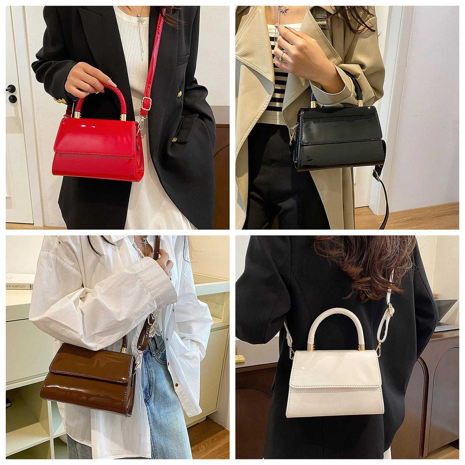 Small Bags for Woman Faux Leather Shoulder Bag 2025 Trend Crossbody Bags Korean Fashion Hand Bag Ladies Red Beige Brown Black Z250926