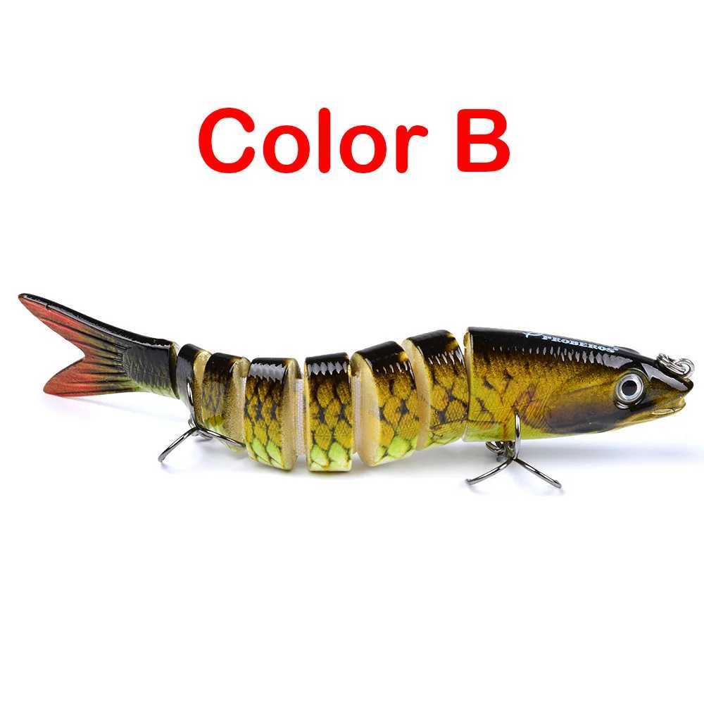 1PCS Multisection Minnow Fishing Lure 135cm 19g Artificial Hard Bait Swimbait Lifelike Wobbr Crankbait Pesca Fishing Tack W250926
