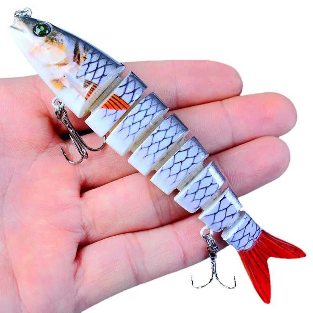 1PCS Multisection Minnow Fishing Lure 135cm 19g Artificial Hard Bait Swimbait Lifelike Wobbr Crankbait Pesca Fishing Tack W250926