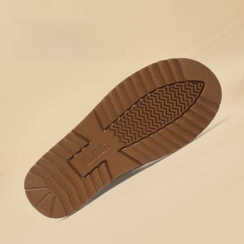 Sheepskin Thick-Soled Snow Boots for Women, Short Tube, Thickened Loafers, Warm and Fleece-Lined, Winter 2024 Cotton Shoes