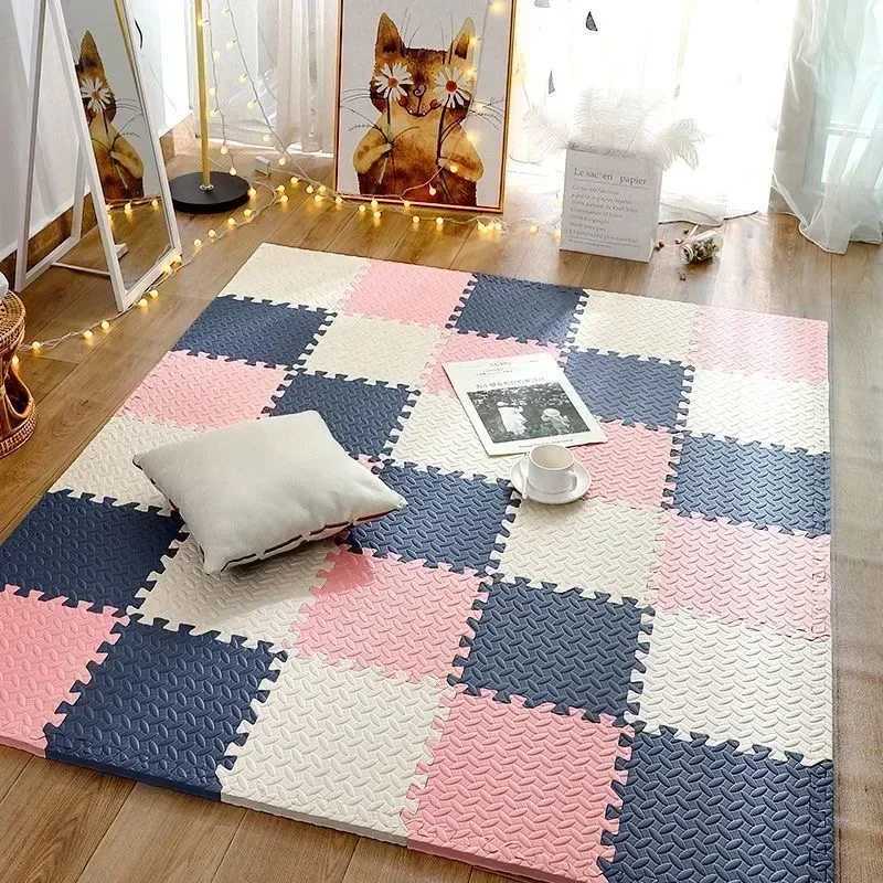 12Pcs Baby Puzzle Floor Kids Carpet EVA Foam Baby Blanket Educational Toys Play Mat Rubber Crawling Mat playmat 30x30x1CM C250926