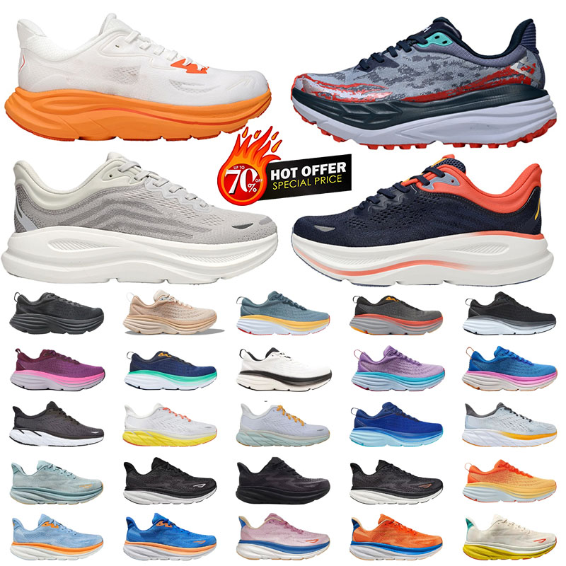 bondi 8 clifton 9 clifton designer running shoes mens womens kawana white black blue pink yellow orange grey women outdoor sports trainers sneakers chaussures 36-45