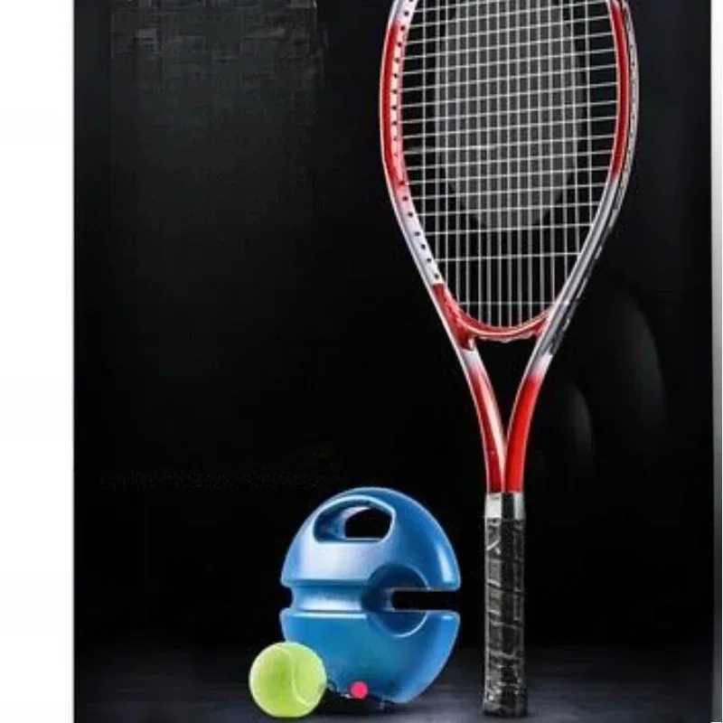 1pcsA Single Player TennisTrainer with A Rebound Line A Must Have for Self Practice Its A Tennis Racket Set for Beginners J250926