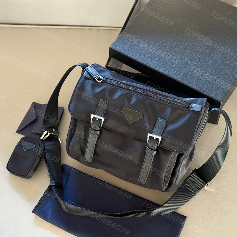 Mens Designer Crossbody Bags New Fashion Outdoor Pack Classic Messenger Bags Nylon Material Gentleman Luxury Shoulder Bags