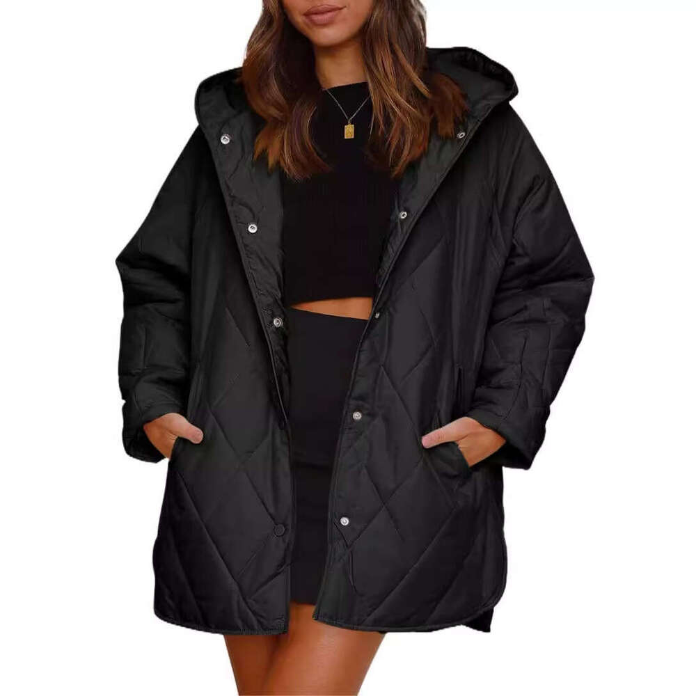 2025 Women's Winter Coat Casual Quilted Hooded Lightweight Jacket for Women