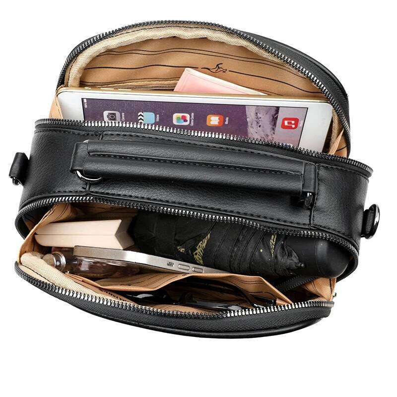 Fashionable Women Handbag Retro Trendy Shoulder Bag High Quality Soft Leather Women's Square Bags Famous Designer Wallet