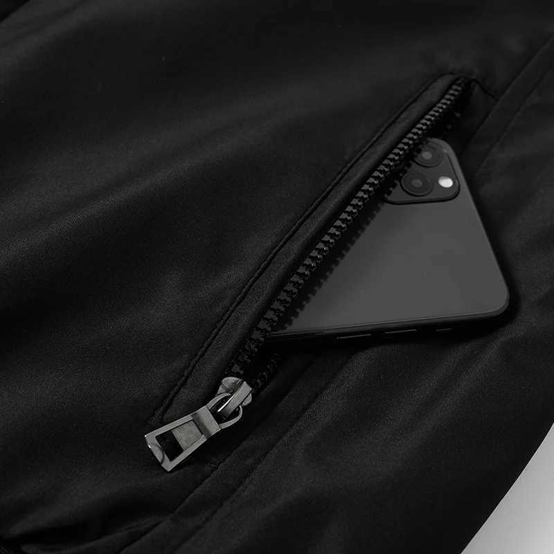 Luxury Mens Winter Coats Business Casual Thicken Inner Mens Winter Jacket Fleece Inner Parkas Man Thermal Warm Outerwear L3XL W250926