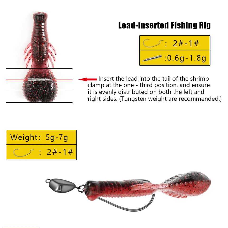 SUNMI Stick Bait 62cm66g Casting Heavy Weighted Soft Plastic Lures Craw Artificial Bait Silicone Shad Lure For Bass Fishing W250926