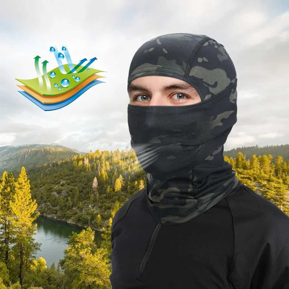 Camouflage Balaclava Full Face Breathable Full Face Scarf Mask Hiking Cycling Hunting Bike Head Cover Tactical Airsoft Men Z250926